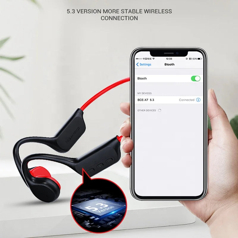 Factory Price Wireless Audiphones Bone Conduction Waterproof Earphones Air Bone Conduction Wireless Headphones